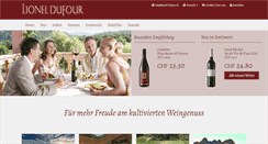 Desktop Screenshot of lionel-dufour.ch